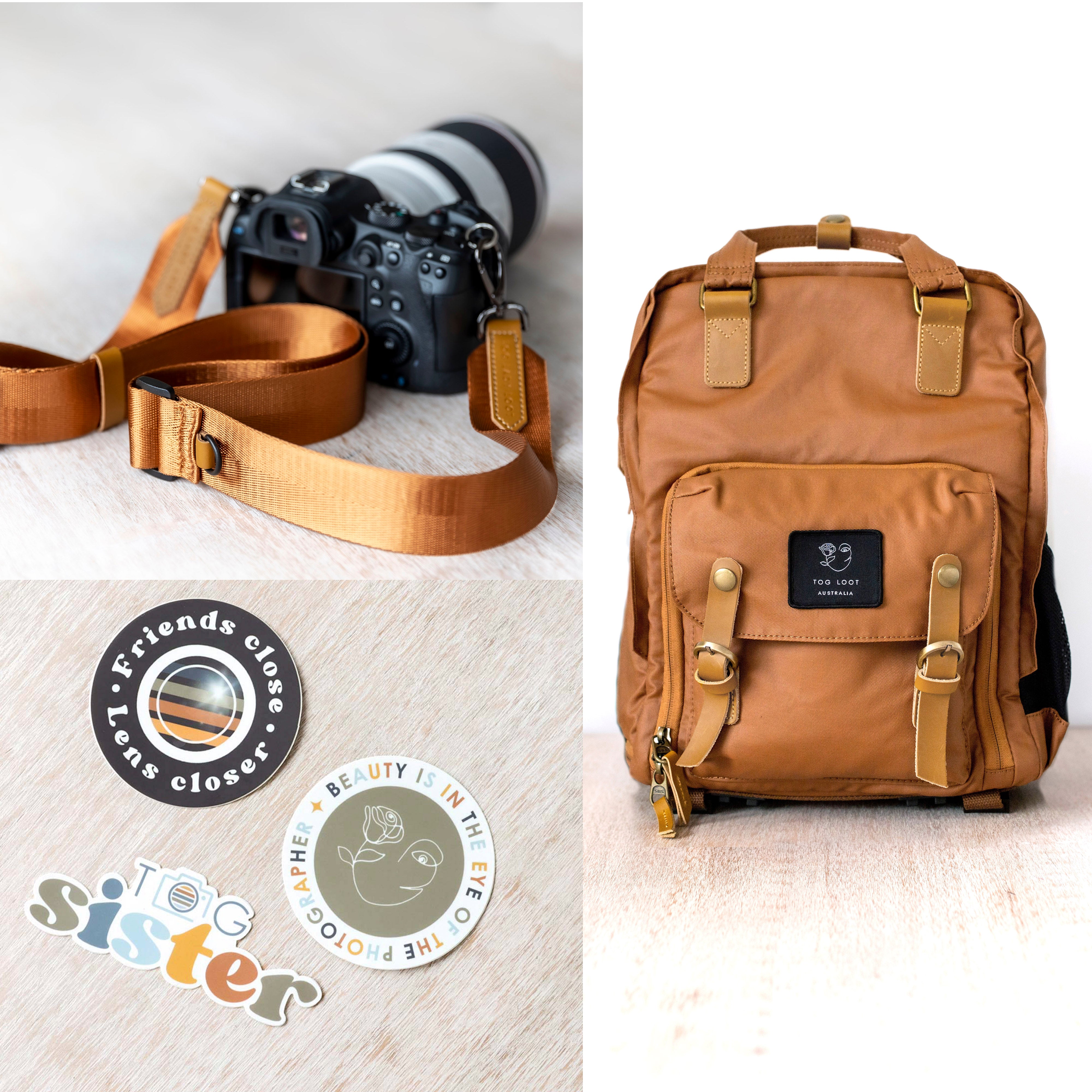 Backpack + Strap + Stickers Bundle