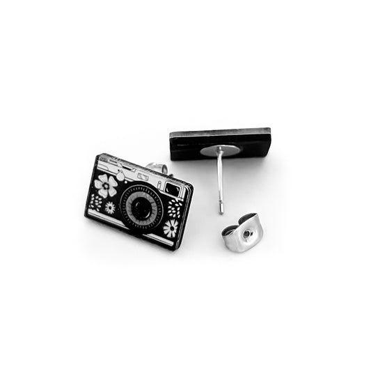 Camera Stud Earrings