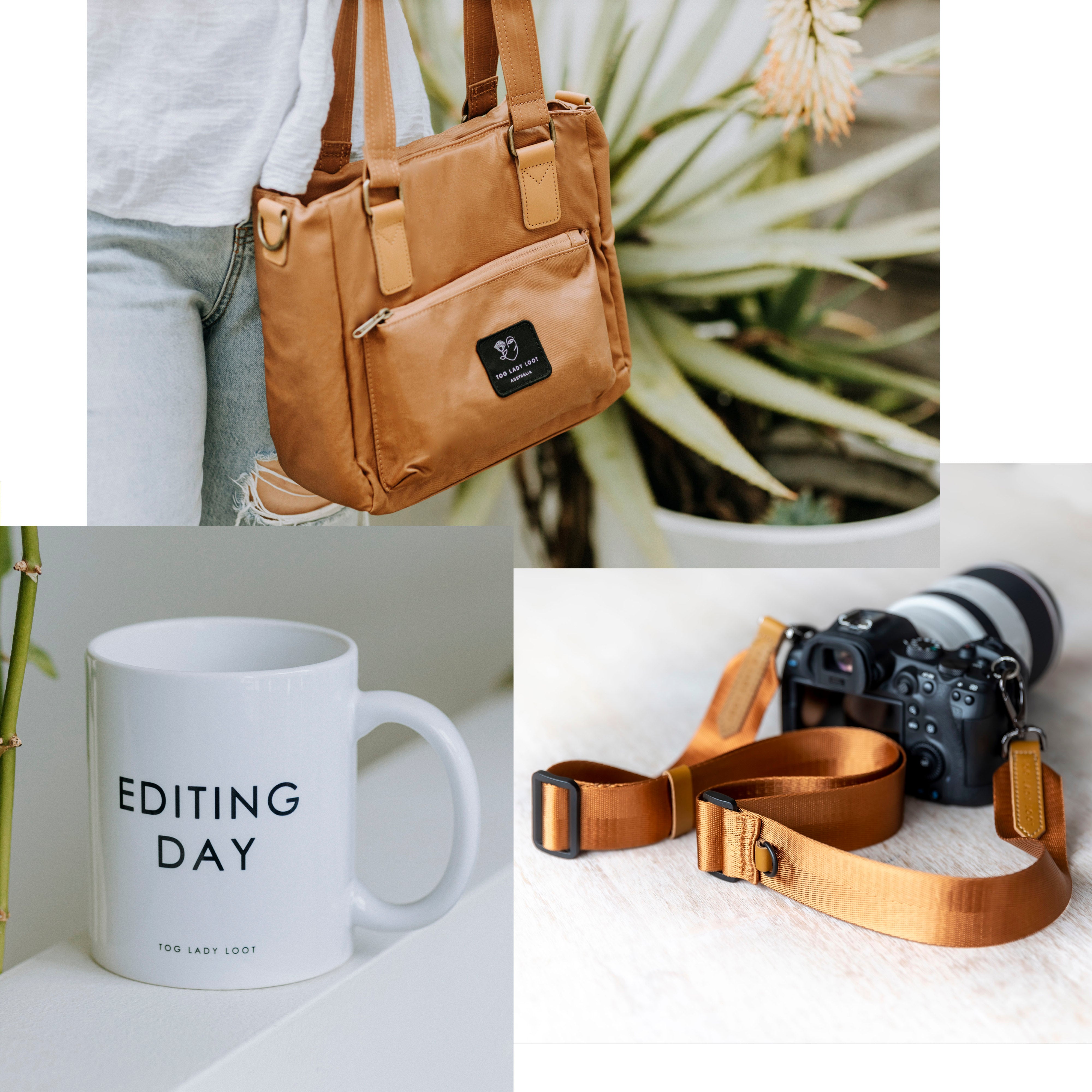 Tote + Strap + Mug Bundle