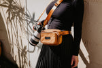 Load image into Gallery viewer, ‘Frankie&#39; Photographer&#39;s Fanny Pack - Caramel

